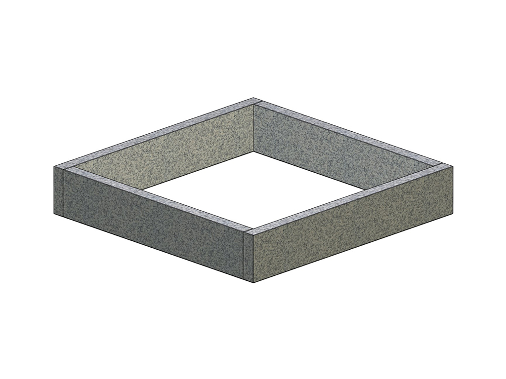 Grabeinfassung Granit "GREY"